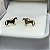 Brinco cavalo ouro 18k - Imagem 1