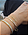 Pulseira Bridão mini prata 925 banhado a ouro - Imagem 2