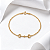 Pulseira Bridão mini prata 925 banhado a ouro - Imagem 1