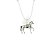 Colar cavalo 3d em prata 925 - Imagem 4