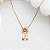 Conjunto escarapela prata 925 banhado ouro 18k - Imagem 3