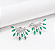 Ear cuff chuveiro navete prata 925 - Imagem 1