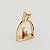 Colar estribo Arch prata 925 banhado a ouro 18k - Imagem 3