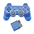 Controle sem Fio Azul Translúcido - PS1 ONE/ PS2 - Imagem 1