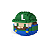 Blocos de Montar DAMO EGG Luigi (micro) - Imagem 1