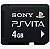 Cartão de memória 4GB Original - PS Vita - Imagem 1