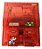 Console Super Nintendo "Crystal Red" controles sem fio + Flashcard (1000 Jogos) - Imagem 2