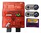 Console Super Nintendo "Crystal Red" controles sem fio + Flashcard (1000 Jogos) - Imagem 1