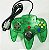 Controle translúcido Verde - N64 - Imagem 1