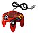 Controle translúcido Vermelho - N64 - Imagem 1
