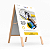 Cavalete de madeira envelopado banner 80x100cm - Imagem 1