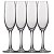 Taça Champagne 180ml Cristalin Transparente 4 Peças - Winelovers - Imagem 1