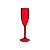 Taça Champagne Acrílico Vermelha 160ml - 6 peças - KOS - Imagem 1