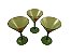 Taça de Martini Acrílico Verde 6 peças - KOS - Imagem 2