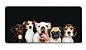 Mouse Pad / Desk Pad Grande 30x70 Linha Pets - Cachorros Amigos - Imagem 3