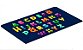 Mouse Pad / Desk Pad Grande 30x70 Linha Infantil - Alfabeto divertido - Imagem 3