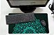 Mouse Pad / Desk Pad Grande 30x70 Paisagem - Meia Mandala Azul - Imagem 1