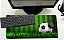 Mouse Pad / Desk Pad Grande 30x70 Infantil - Futebol VD - Imagem 1