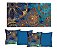 Quadro Mandala Azul Royal + 4 capas de almofadas - diversos tamanhos - Imagem 1
