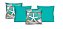 Quadro Nautico Estrela do Mar Branca Tiffany  TRIO + 4 capas de almofada - Imagem 3