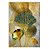 Quadro Floral Dente de Leão Dourada - Imagem 1