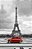 Quadro Paris Torre Eiffel Carro Vermelho Vertical - Imagem 1