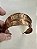 Bracelete Folha Eletroformada em Cobre Puro - Imagem 4