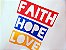 Cãomiseta Faith Hope Love - Imagem 2