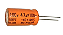 Capacitor Bipolar - 47 UF X 100V - Pacote Com 10. - Imagem 1