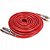Cabo 2x2 Rca 5 Metros - Profissional Plug Metal Vermelho - Storm Tech. - Imagem 1