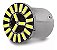 Lâmpada Pingão P21 19 LEDs Canbus - 1 polo - Importada. - Imagem 1