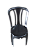 CADEIRA BISTRO PRETA 182 KG ARCOS - Imagem 1