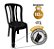 JOGO DE MESA C/ 4 CADEIRAS BISTRÔ ARCOS PRETA - Imagem 2