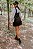 Jardineira Larissa Preta - Imagem 1