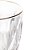 Taça para Água Diamond Vidro com Fio Ouro 325ml - Oiti Casa - Imagem 3