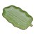 Prato Folha Banana Leaf Verde 20 x 11,5 x 2,5 cm - Oiti Casa - Imagem 3