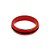 Pulseira Bracelete Vermelho com Corrente Preta - Imagem 2