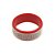 Pulseira Bracelete Vermelho e Prateado - Imagem 2