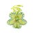 Piranha Verde Flor com Pedrinhas - Imagem 2