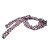 Headband Turbante Animal Print Rosa com Flor - Imagem 1