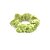Scrunchie Verde com Pérolas e Pedras - Imagem 1