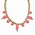 Maxi Colar Rock Glam Rosa Neon - Imagem 3