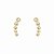 Brinco Estilo Ear Cuff Folheado a Ouro 18K - Imagem 1