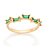 Anel Skinny Ring Verde Rommanel - Imagem 1