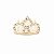 Mini Coroa de Strass Dourada Princess - Imagem 1