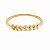 Pulseira Bracelete Dourada com Strass - Imagem 1