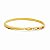 Pulseira Bracelete Dourada com Strass - Imagem 2
