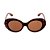 Óculos de Sol Oval Tartaruga Marrom - Imagem 4