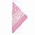 Lenço Tipo Bandana Rosa - Imagem 1