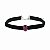 Choker de Veludo com Pedra Rosa Pink - Imagem 1